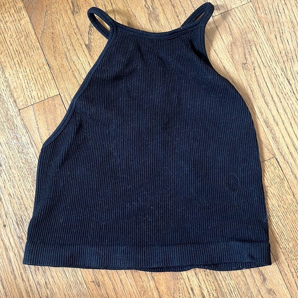 Forever 21 Ribbed Crop Workout Tank, lightly worn